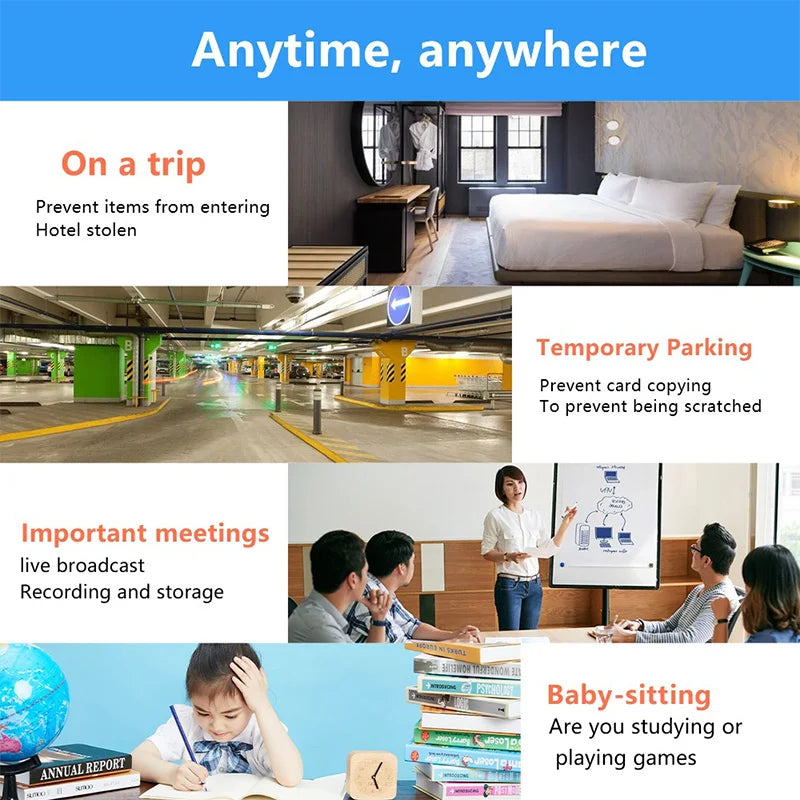 Mini Camera Wireless 1080P Surveillance Security Video Cam Night Zpaxo