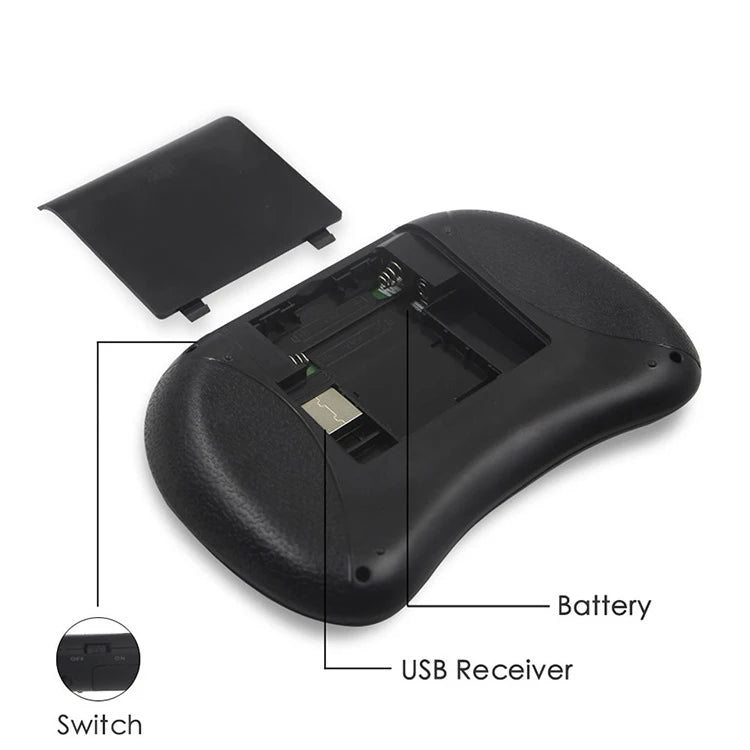 Mini Bluetooth Keyboard Dual Mode Handheld Fingerboard No Backlit Zpaxo