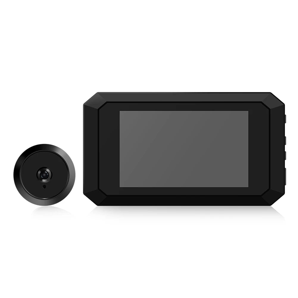 Digital Magic Eye Electronic Viewfinder Night Vision Video Door Zpaxo black