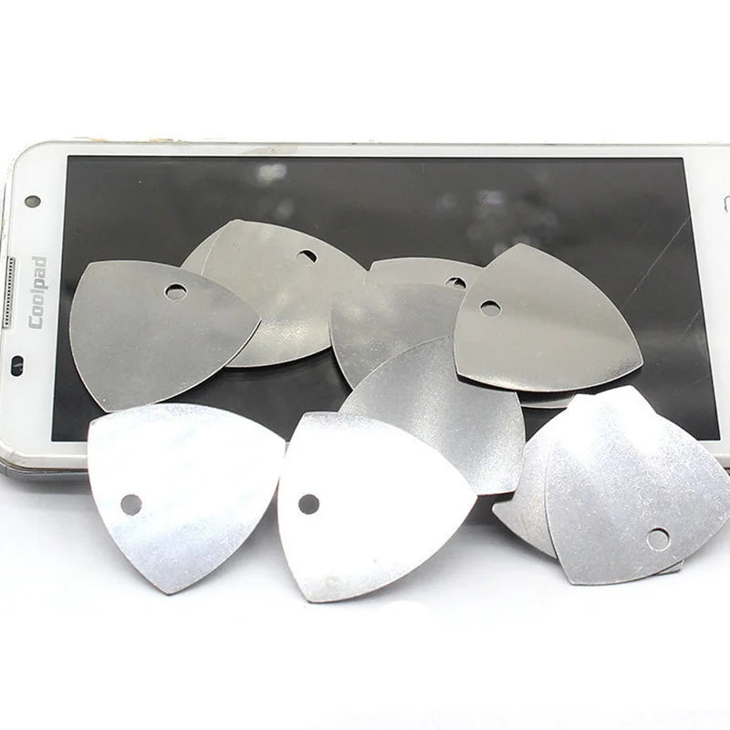 10 20 Triangle Metal Phone Opening Tools Picks Pry Opener Mobile Ipad Zpaxo
