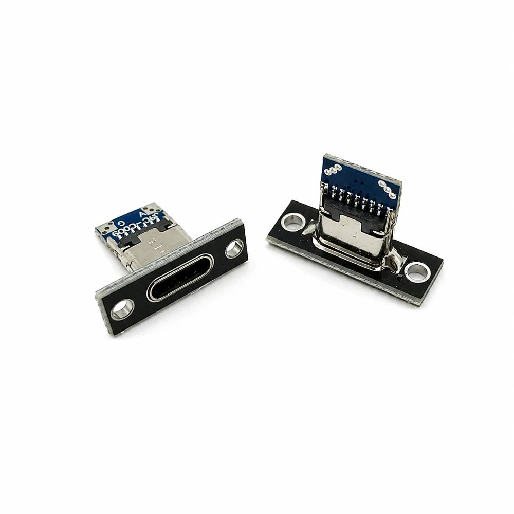 5 10 2Pin 4Pin Type-c Female Connector Jack Data Charging Port Small Zpaxo