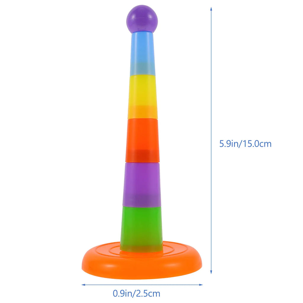 Interactive Bright Ring Toss Playground Educational Parrot Playing Zpaxo