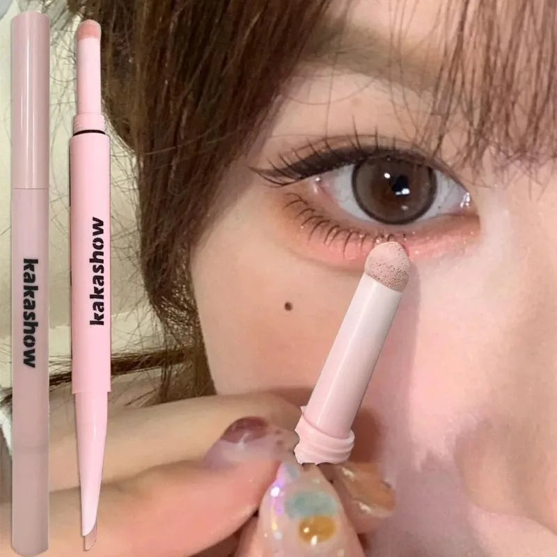Double-end Lying Silkworm Eyeliner Shadow Highlight Glitter Matte Zpaxo