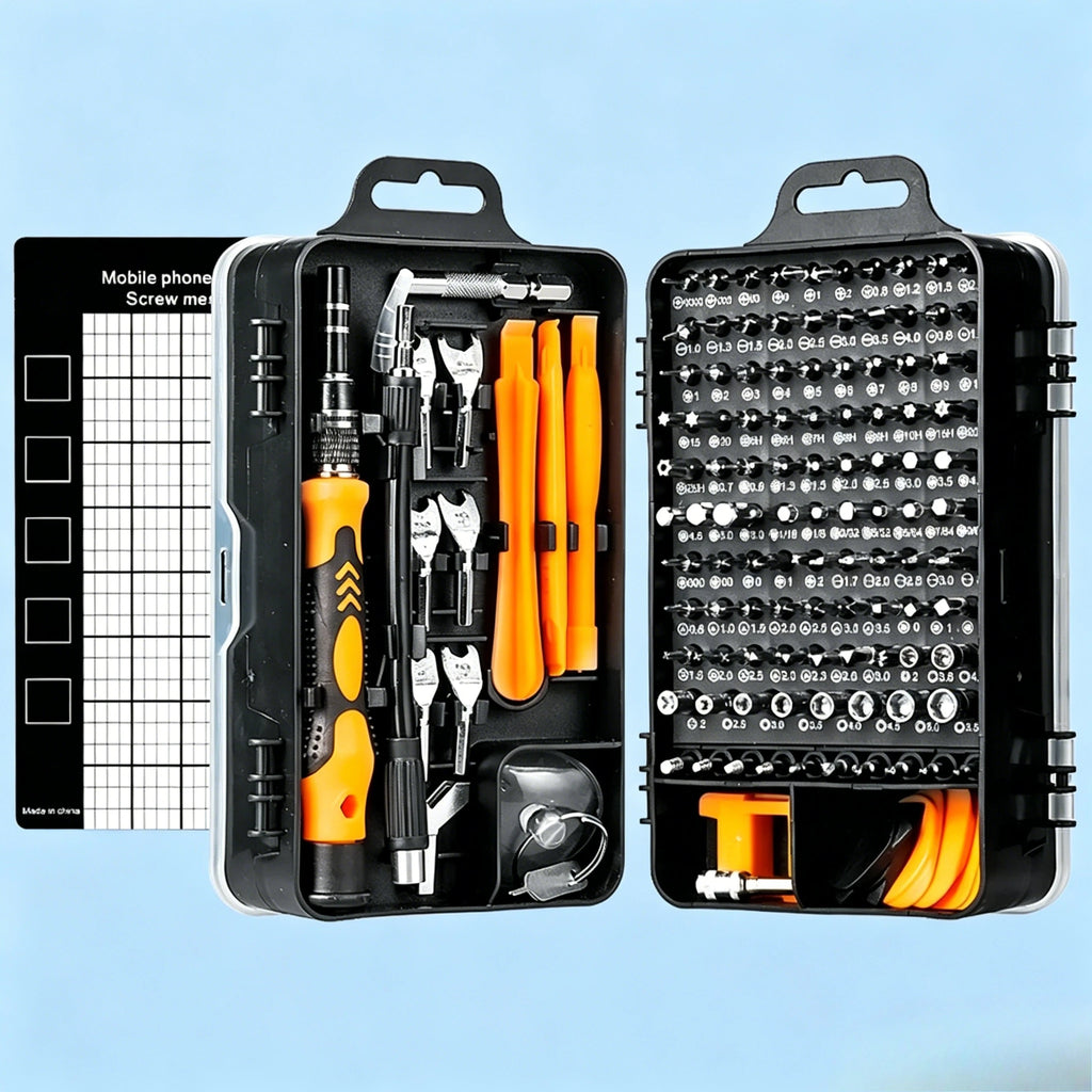 Screwdriver Bits Set Magnetic Torx Phillips Screwdriver Socket Remover Wrench for Electronics Repair 115B Zpaxo Orange-A