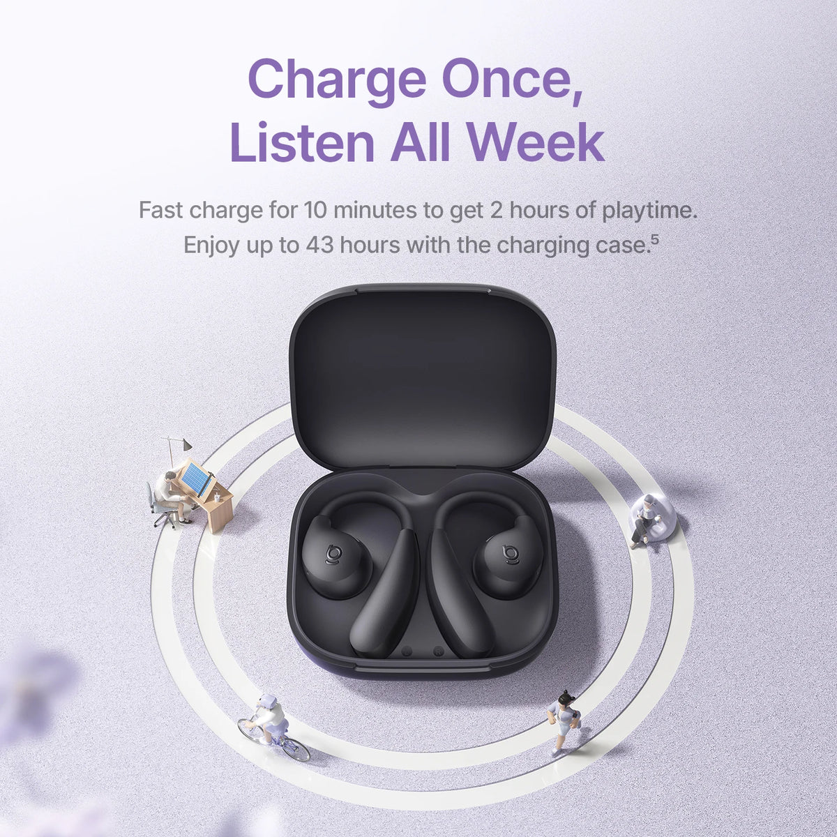 Baseus BF1 Lite Open-ear Sport Wireless Earphones Bluetooth 5 4 Zpaxo