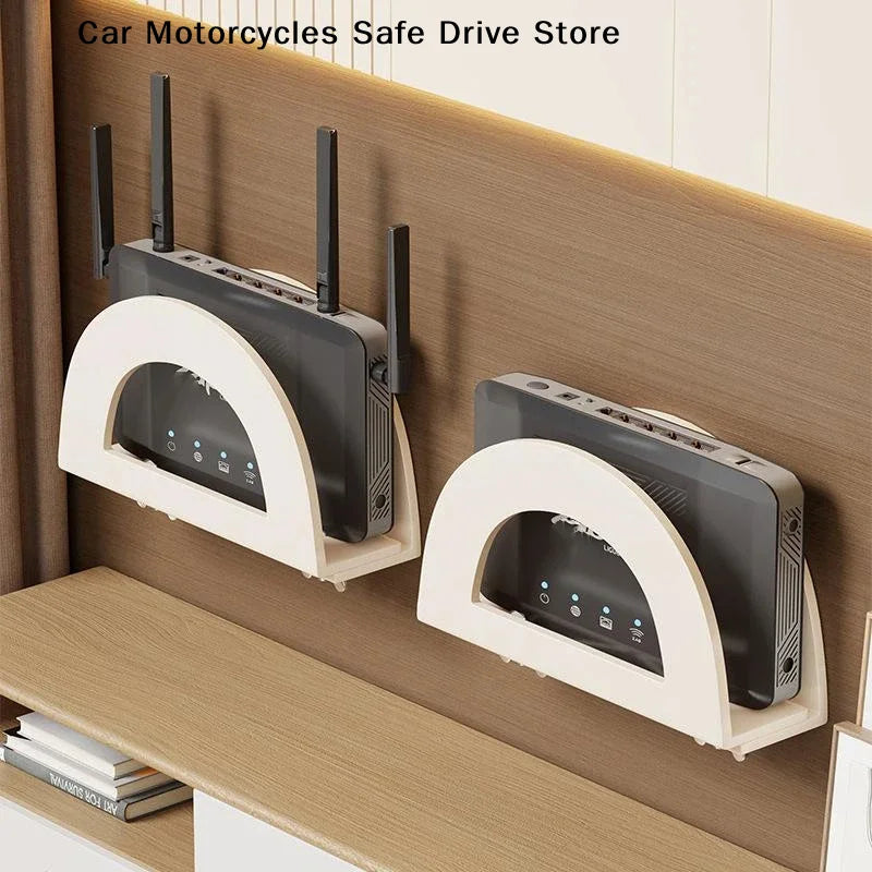 M1Pcs Wall Mounted Router Storage Box Wifi Device Bracket Placement Zpaxo