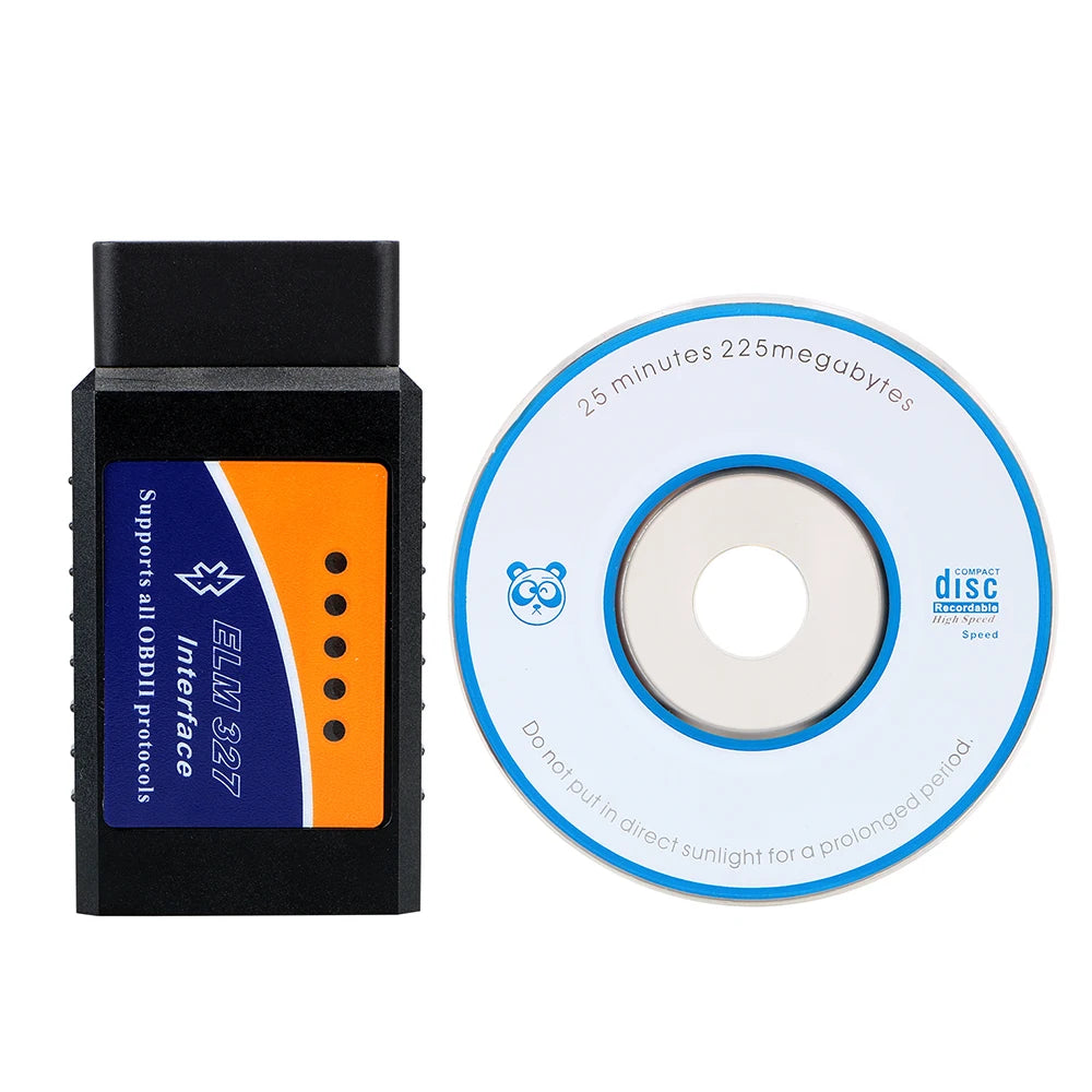 OBD2 Car Diagnostic Tool Scanner Bluetooth ELM327 OBDII Auto V2 1 Zpaxo Black