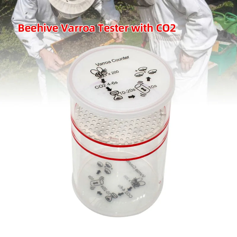 Varroa Tester CO2 Honey Bees Easy Check Test Bee Mite Monitoring Tool Zpaxo