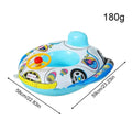 Inflatable Baby Kids Pool Float Steering Wheel Backrest Floating Zpaxo A