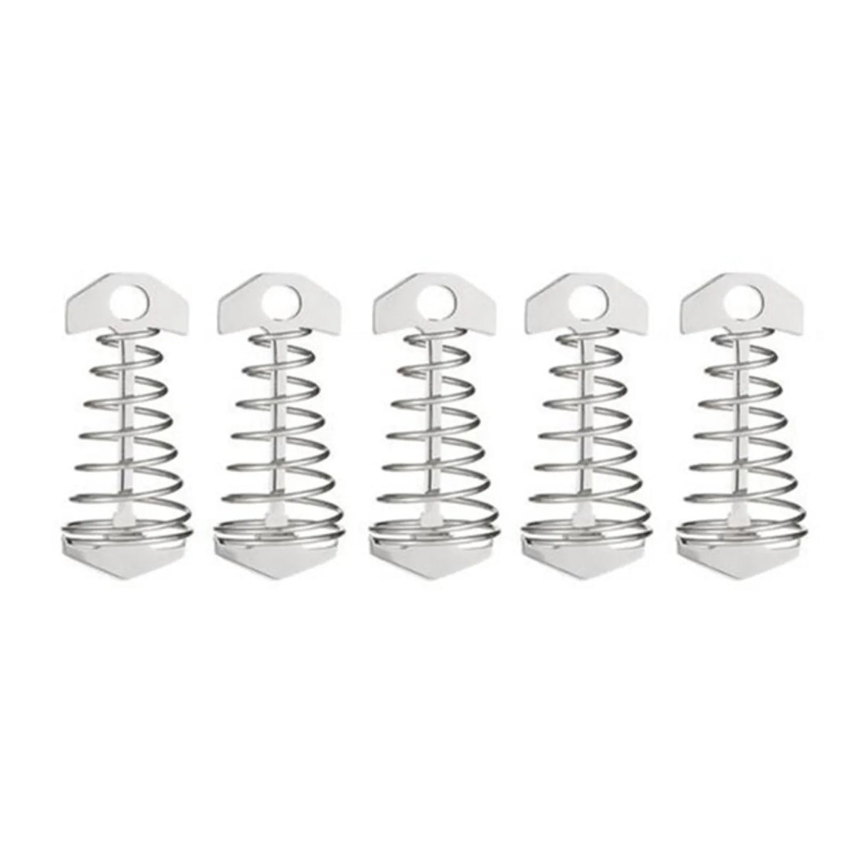 Tent Pegs Rope Buckle Adjustable Plank Floor Spring Fishbone Anchor Zpaxo