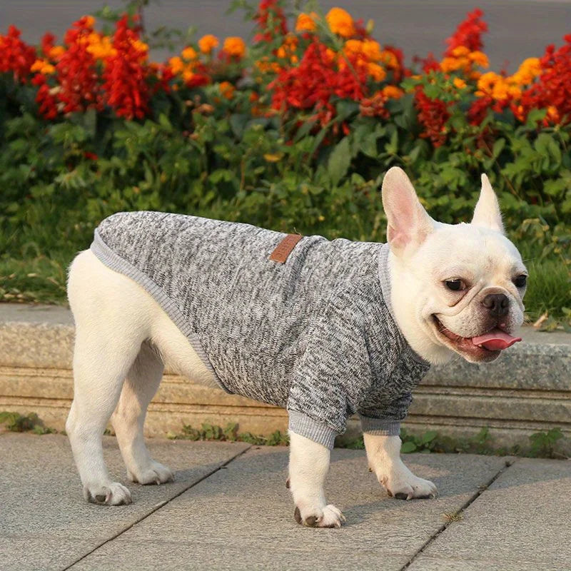 Warm Winter Dog Clothes French Bulldog Sweatshirt Pet Pullover Zpaxo