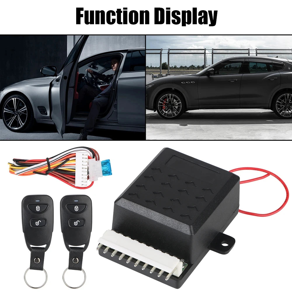 12V Universal Car Keyless Entry Central Locking Remote Control Wire Zpaxo