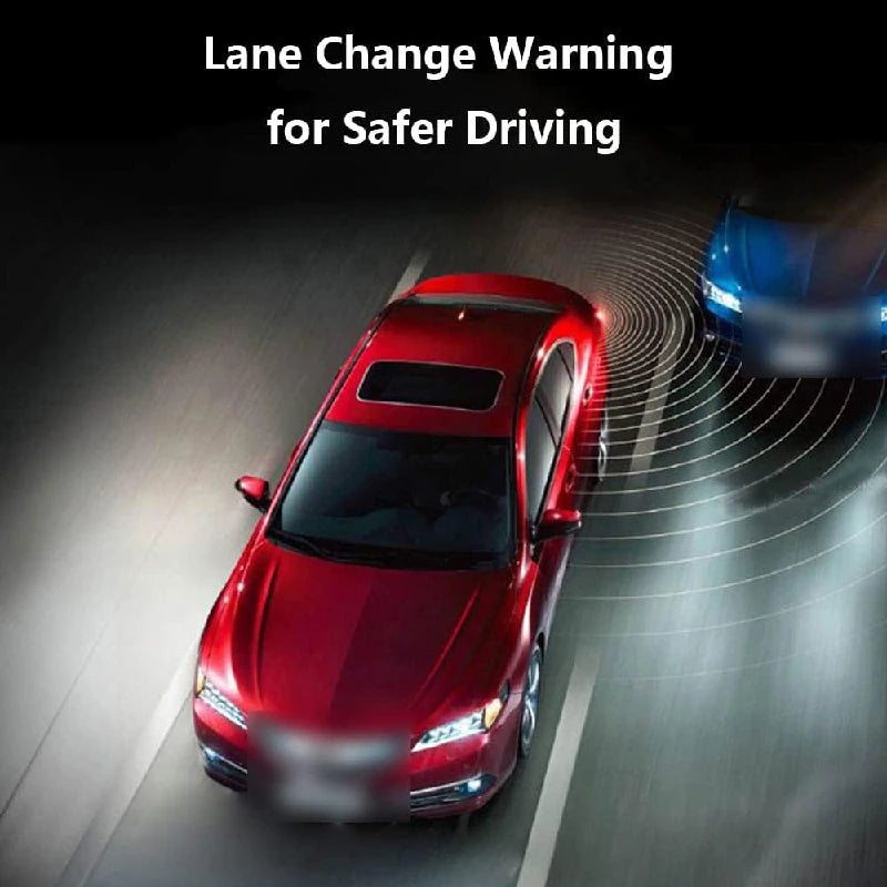 Universal Blind Spot Sensor Radar Warning Monitoring System LCA Lane Zpaxo