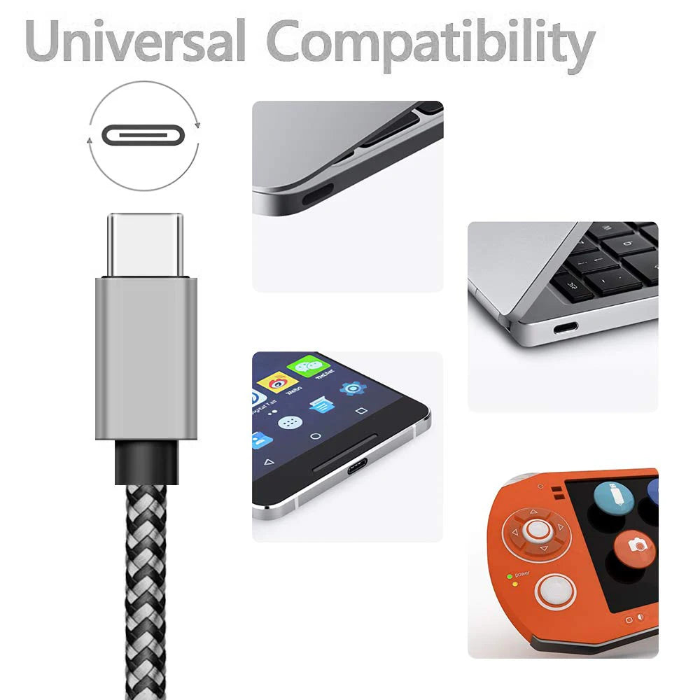 3M USB C Cable Date Sync 3A Fast Charging Mobile Phone Charger Zpaxo