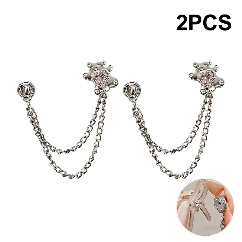 Women's Adjustable Clothes Clips Butterfly Decorations Instant Sleeve Zpaxo A5