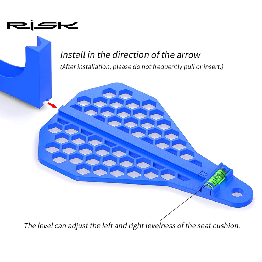 Bike Saddle Seat Cushion Horizontal Angle Measuring Tool Bicycle Zpaxo