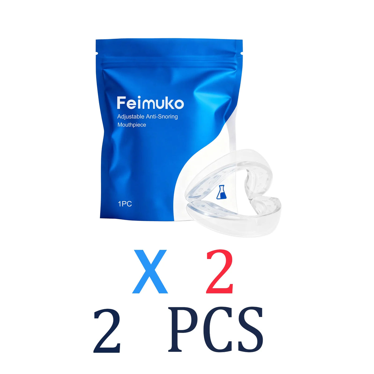 Stop Snoring Mouthpiece Anti Snoring Device Sleep Aid Mouth Guard with Soft Medical Silicone Night Sleep Snore Relief Travel Zpaxo 2 PCS