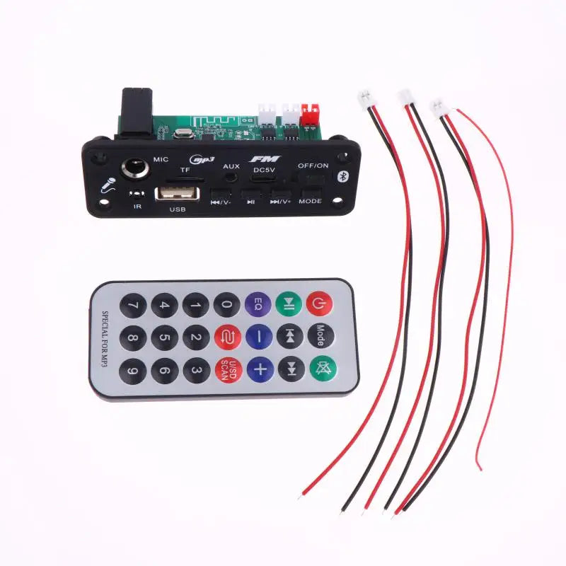 2 3W 6W Amplifier 5V MP3 Decoder Board Bluetooth 5 0 Stereo Audio DIY Zpaxo
