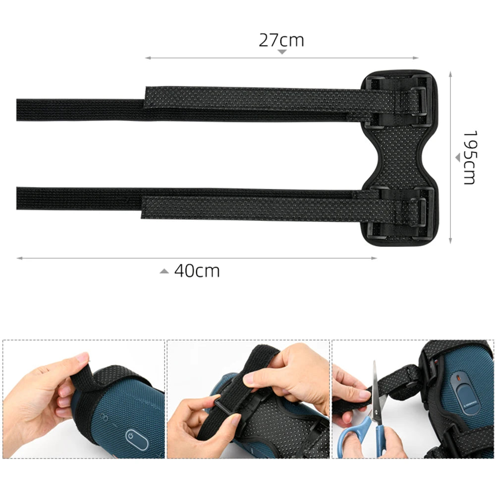 Speaker Mount Holder BT Speakers 4 94- Circumference Strap Attachment Zpaxo