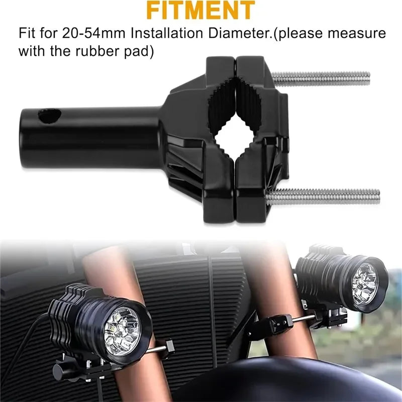 Motorcycle Front Fork Light Mounting Rod Bracket Bumper Modified Zpaxo