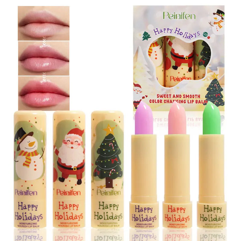 Three Changing Lipstick Moisturizing Soothing Changes Temperature Zpaxo P8332-set