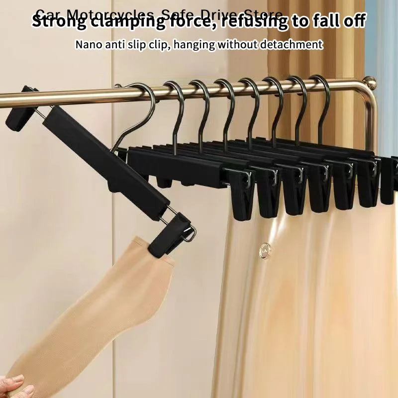 5 Space-saving Goose Z-shaped Clothes Pants Hanger Durable Adjustable Zpaxo