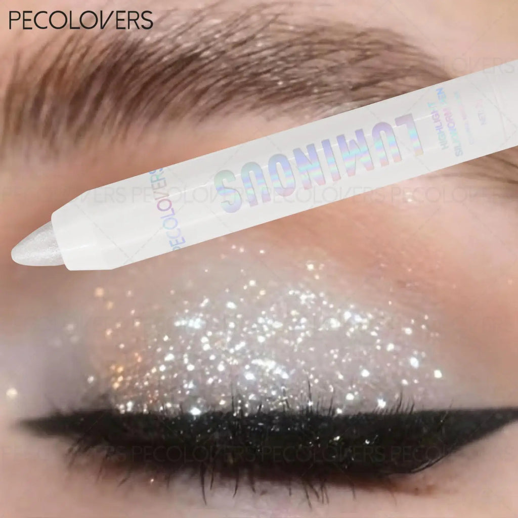 Shimmer Highlighter Eyeshadow Stick- Parkling Glitter Makeup Marker Zpaxo