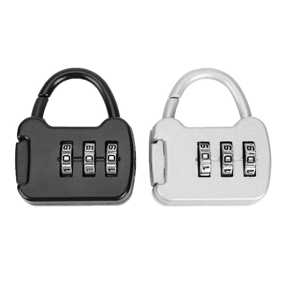 Zinc Alloy 3 Digit Code Combination Password Lock Portable Travel Zpaxo