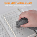 LED Flat Panel Nights Vision Reading Light Eye Protection Lamp USB Zpaxo Black