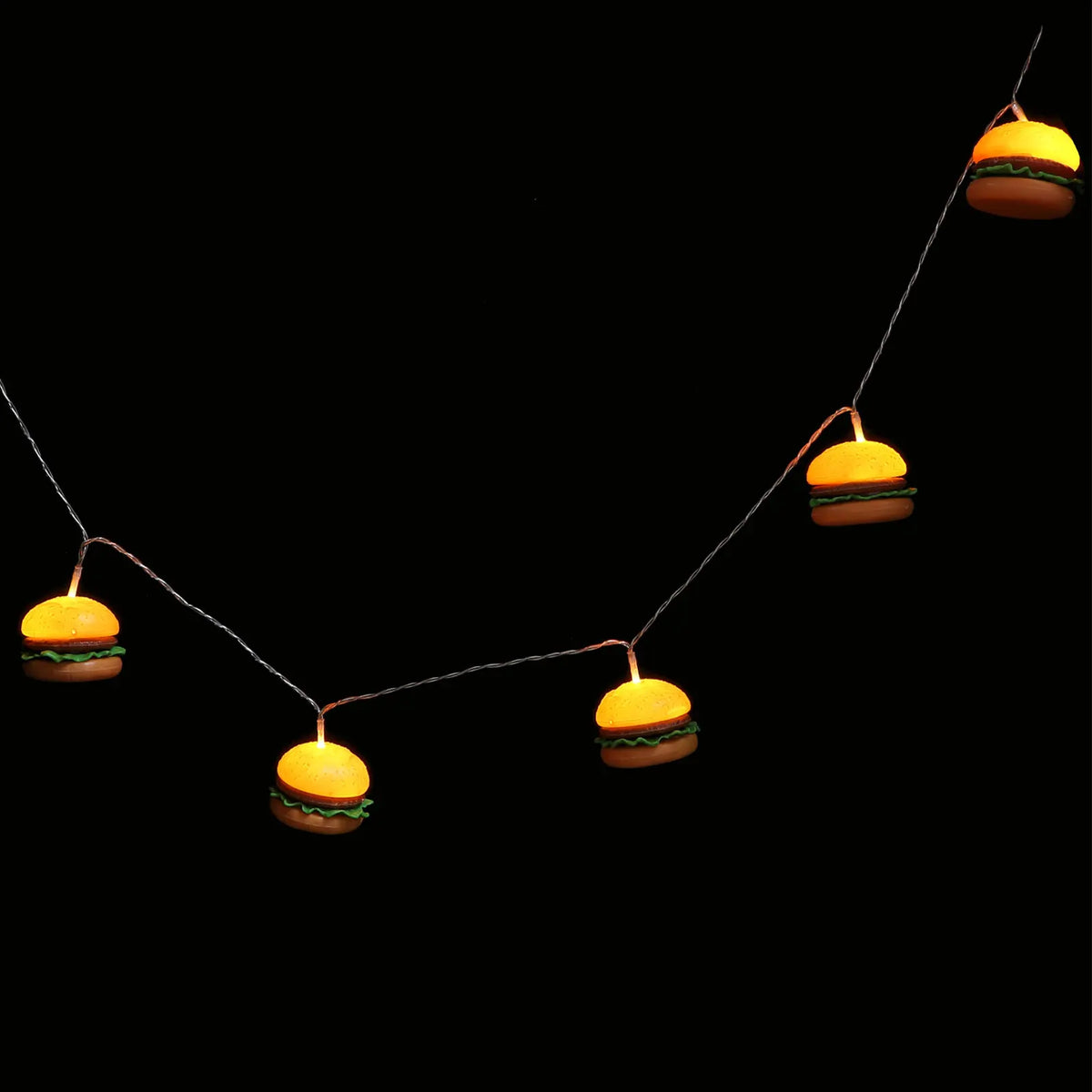 Creative LED Hamburger Shaped String Light Brightness Low Power Zpaxo other