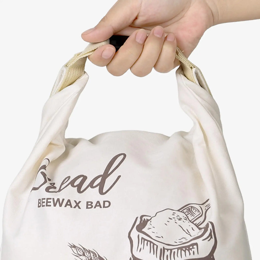 Beeswax Bread Bag Reusable Large Homemade Storage Zipper Bags Baking Zpaxo