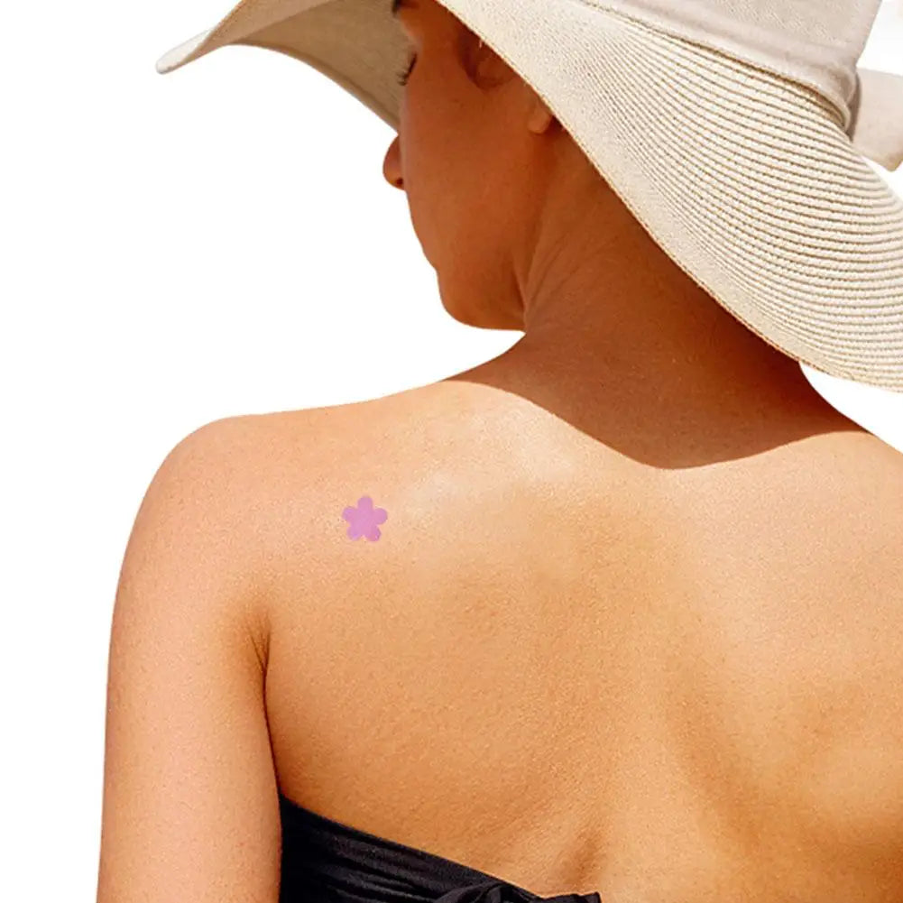 UV Detecting Patches Test Stickers Sunscreen Sunny Detection Patch Zpaxo