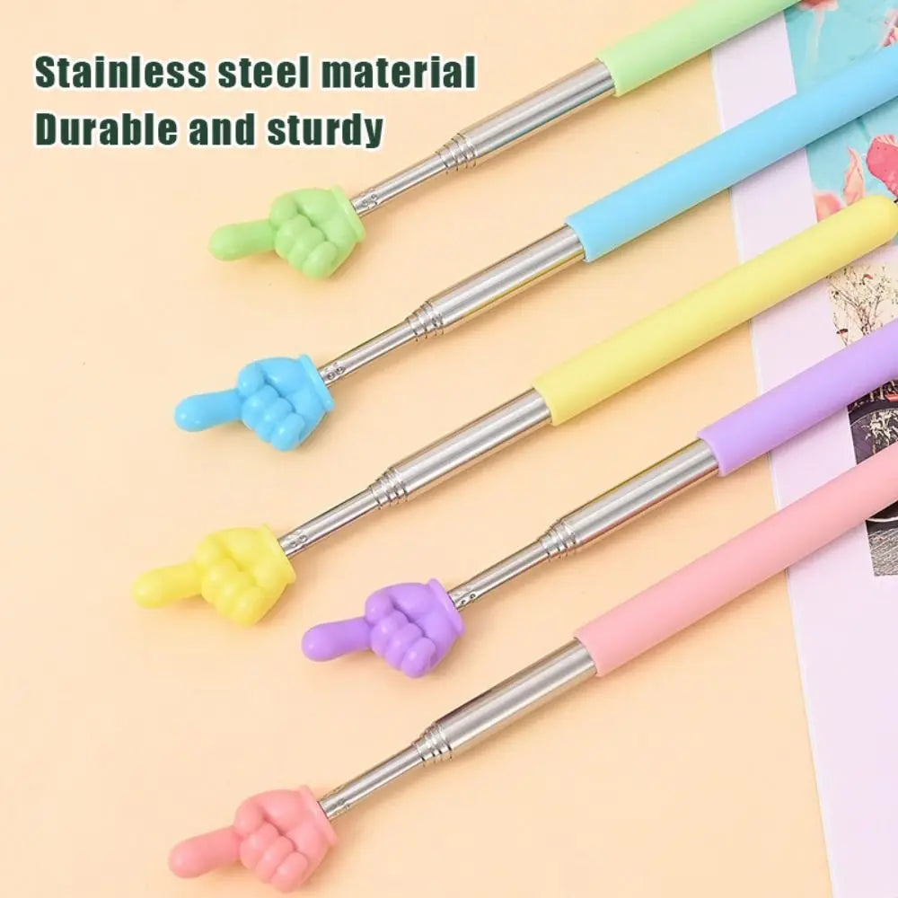 Creative Stainless Steel Teaching Pointer Telescopic Rod Design Stick Zpaxo