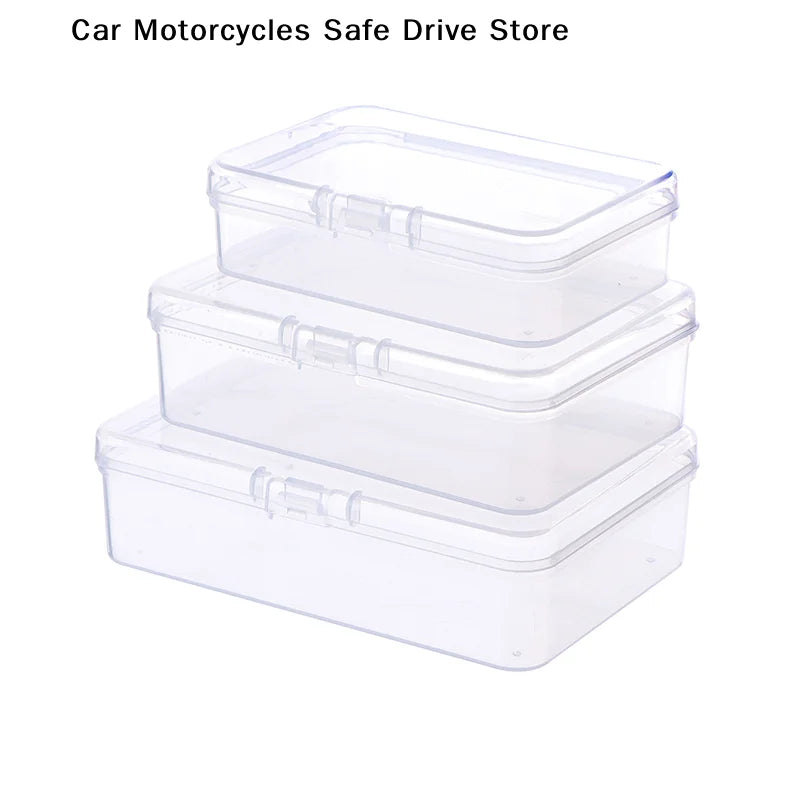 CM1 Transparent Fruit Fork Storage Box Plastic Electronic Components Zpaxo