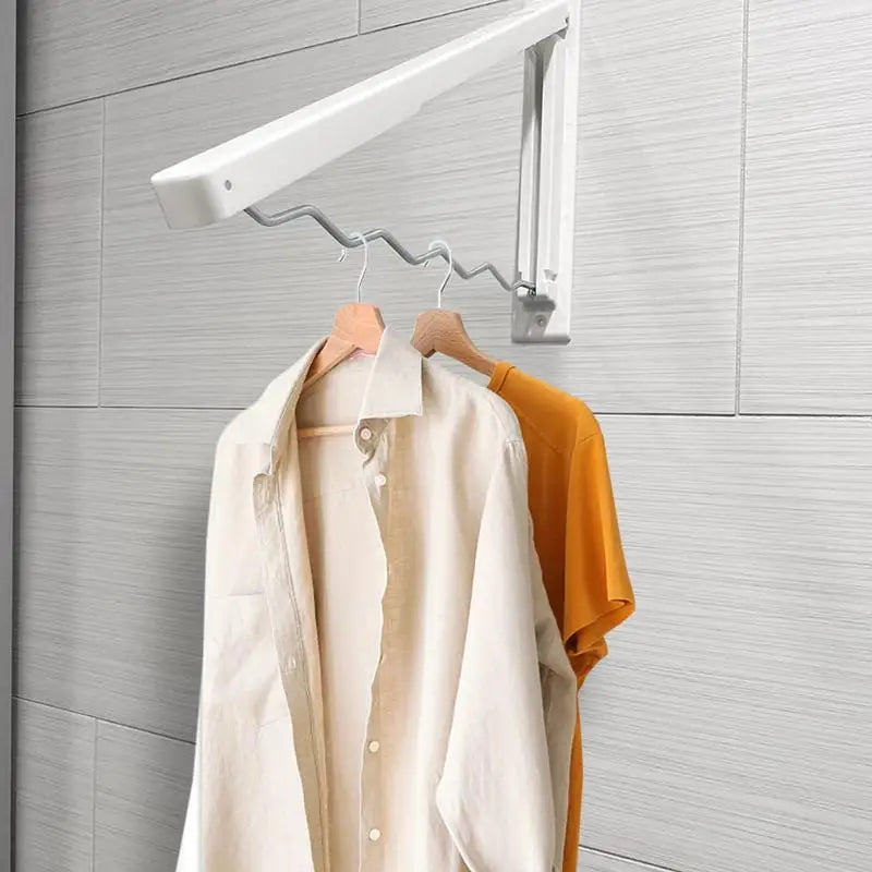 Retractable Clothes Drying Rack Folding Hanger Collapsible Closet Zpaxo