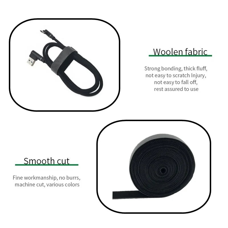 Cable Organizer Ties Tearable Protector Management Phone Mouse Zpaxo
