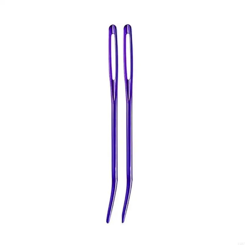 20x Large Eye Curved Needle Sewing Easy Threa Stitching Zpaxo