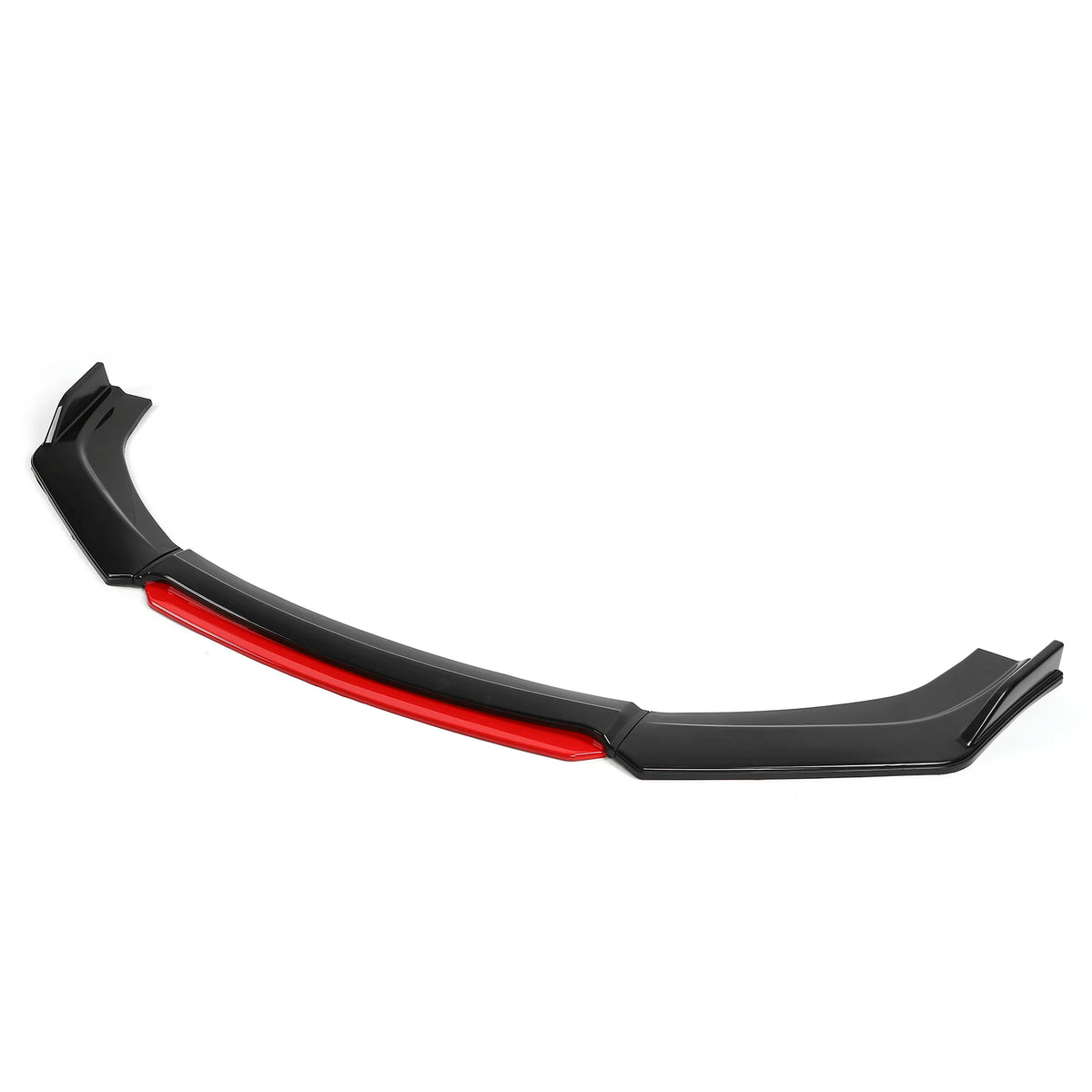 Universal Front Bumper Lip Spoiler Chin Body Protection PP Auto Car Zpaxo Red