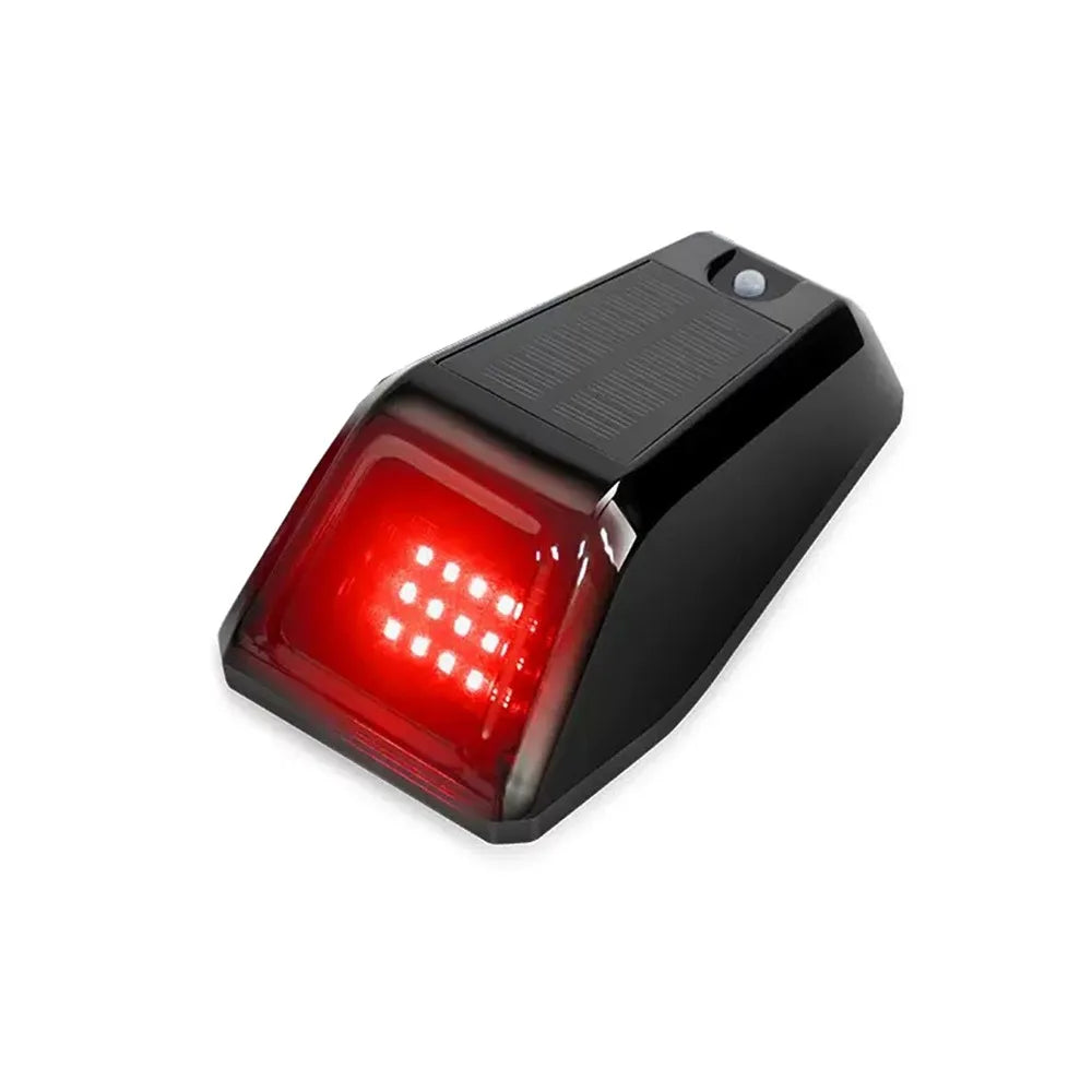 Reusable Solar Powered Cab Lights Wear Resist Wireless Truck Pickup Warning Lamp Waterproof Multiple Flashing Modes Zpaxo Red