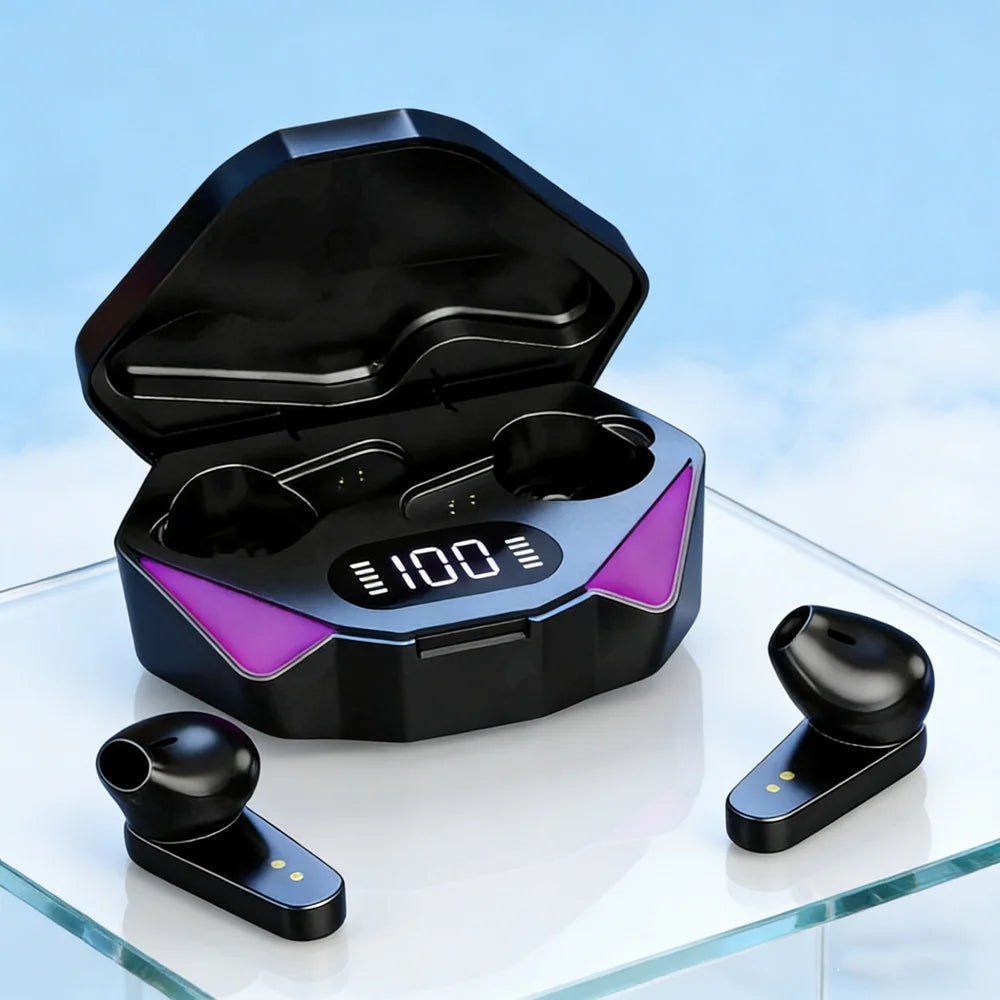 TWS Earphones Bluetooth Wireless Gamer Headphones 65ms Low Latency Zpaxo
