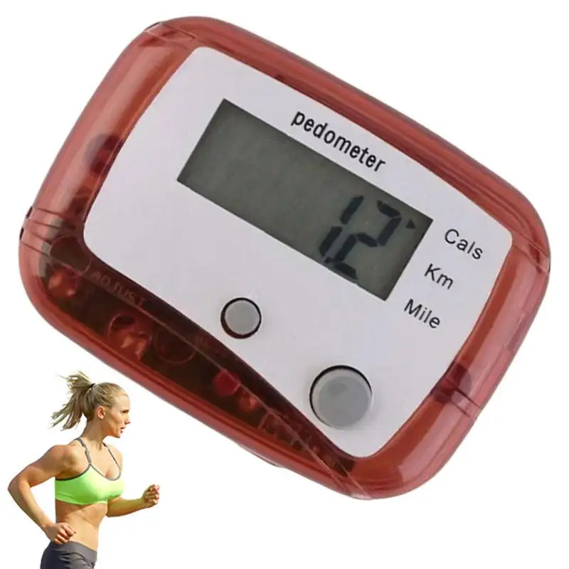 Accurate Step Counter Small Walking Distance Miles Km Pedometer Clip Zpaxo
