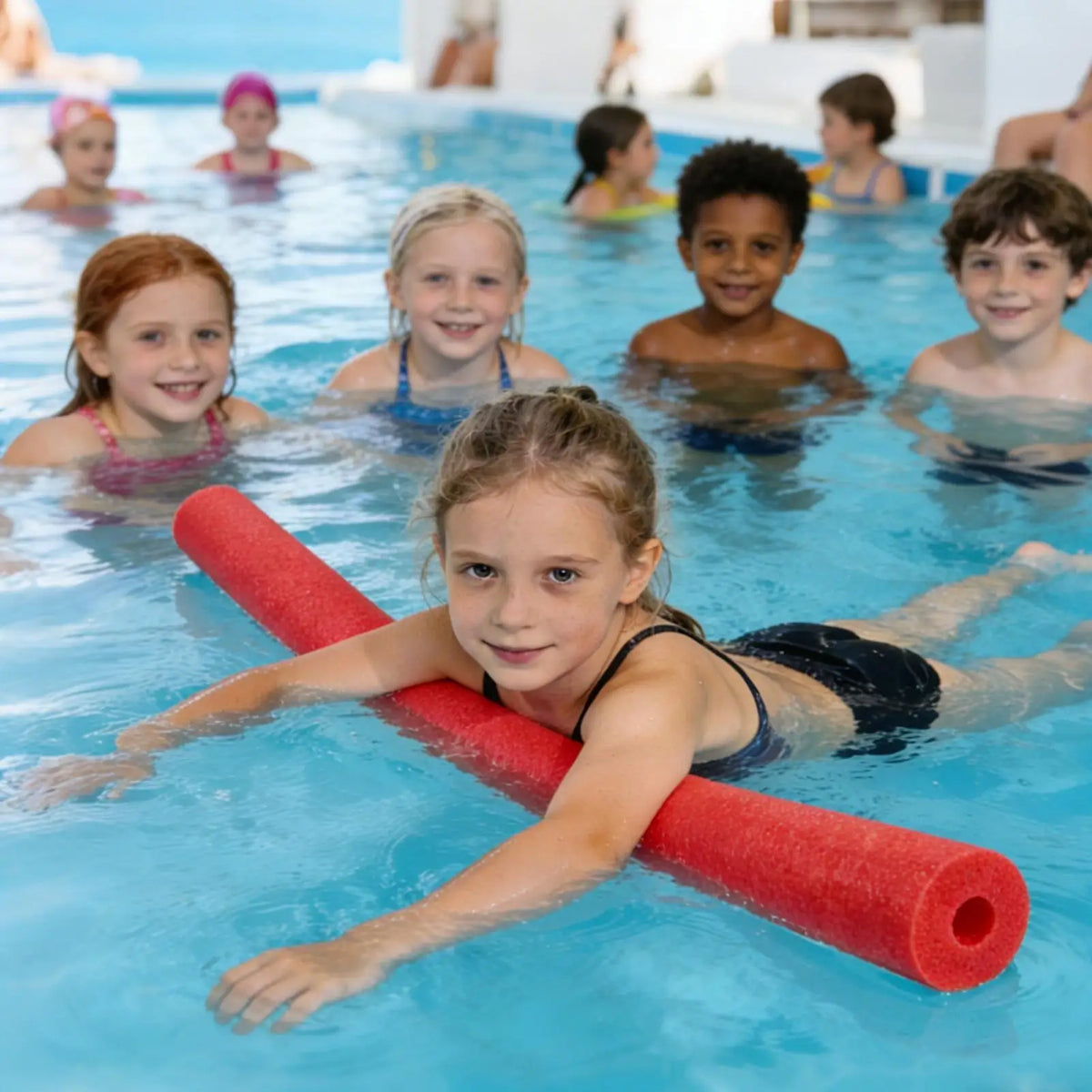 Noodles Pool Foam Water Long Hollow Soft Buoyancy Safe Easy Use Stick Zpaxo