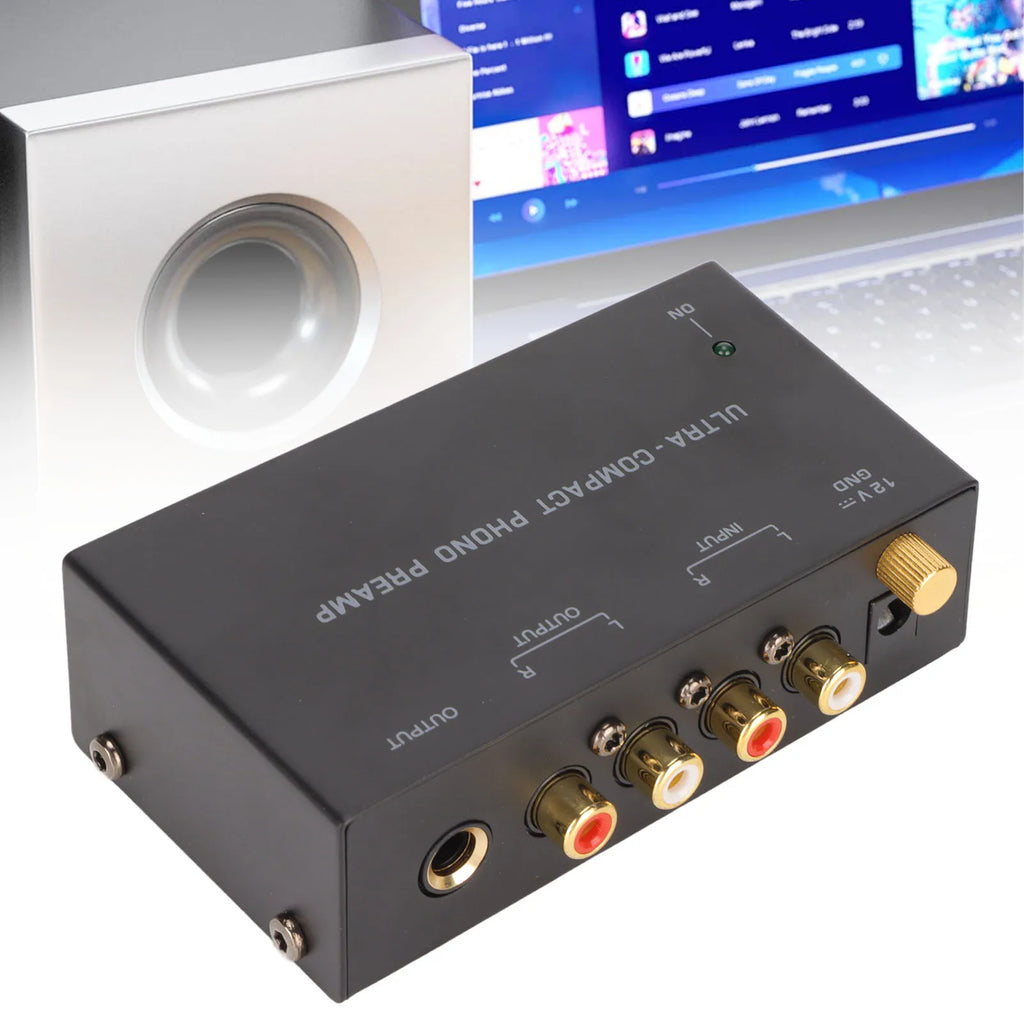 PP400 Phono Turntable Preamp Stereo Input Output Record Player Zpaxo
