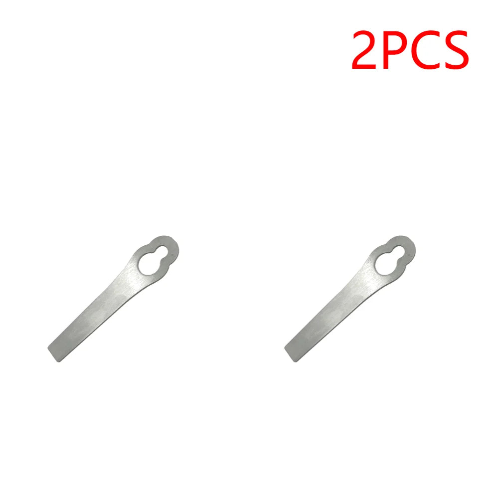 1- Stainless Steel Lawn Mower Blade Mowing Machine Blades Grass Zpaxo B 2PCS