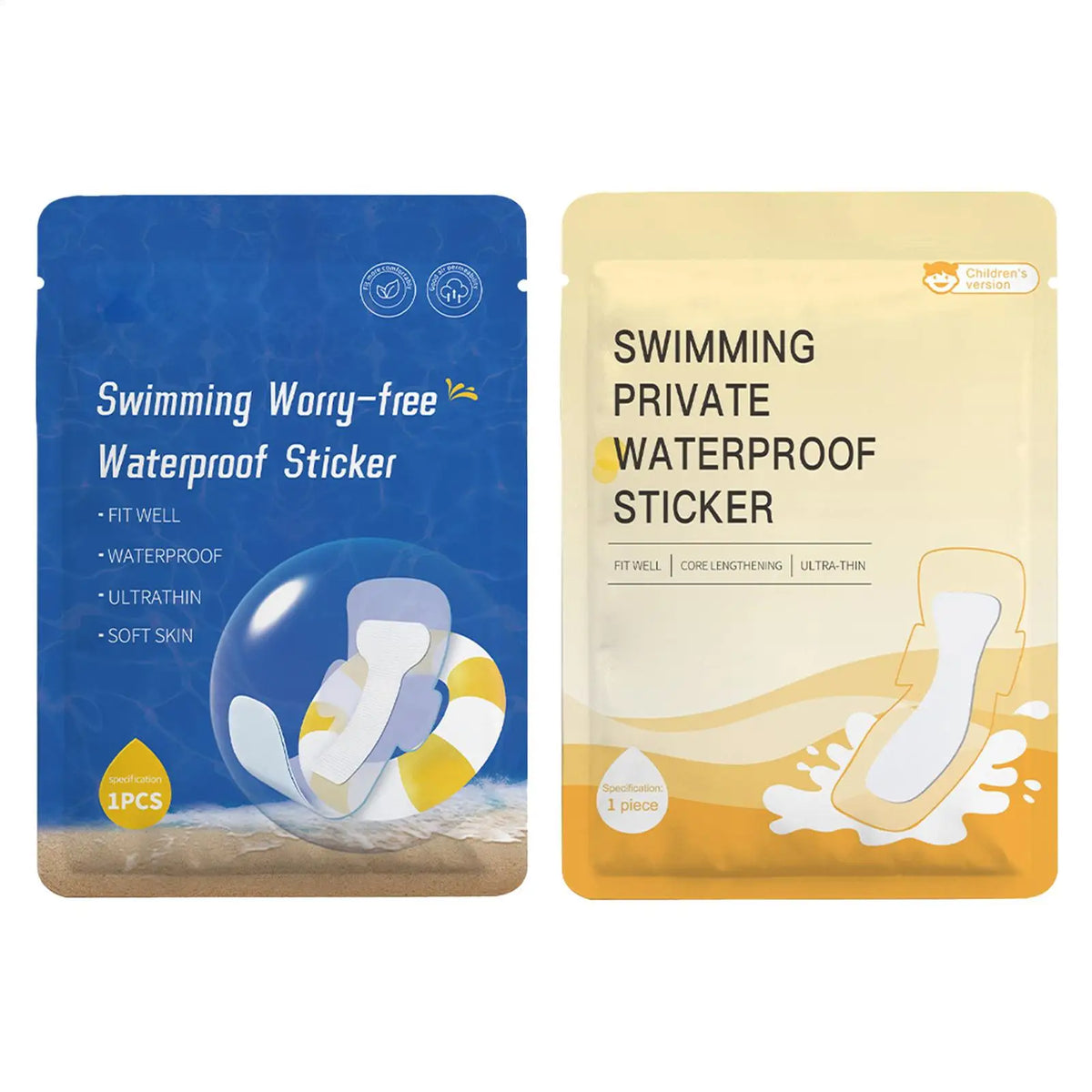 Waterproof Period Pads Swimming Personal Care Supplies Daily Private Zpaxo