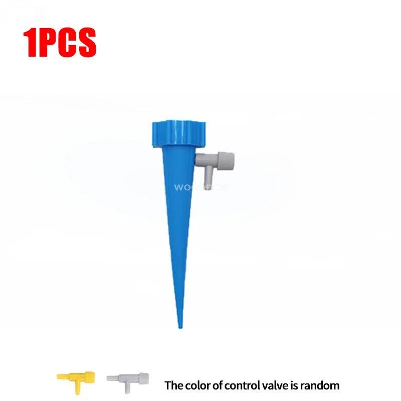Automatic Drip Plants Irrigation Drip Irrigation Garden Watering System Garden Plant Self Watering Kits Insert Watering Devices Zpaxo 1PCS-Blue