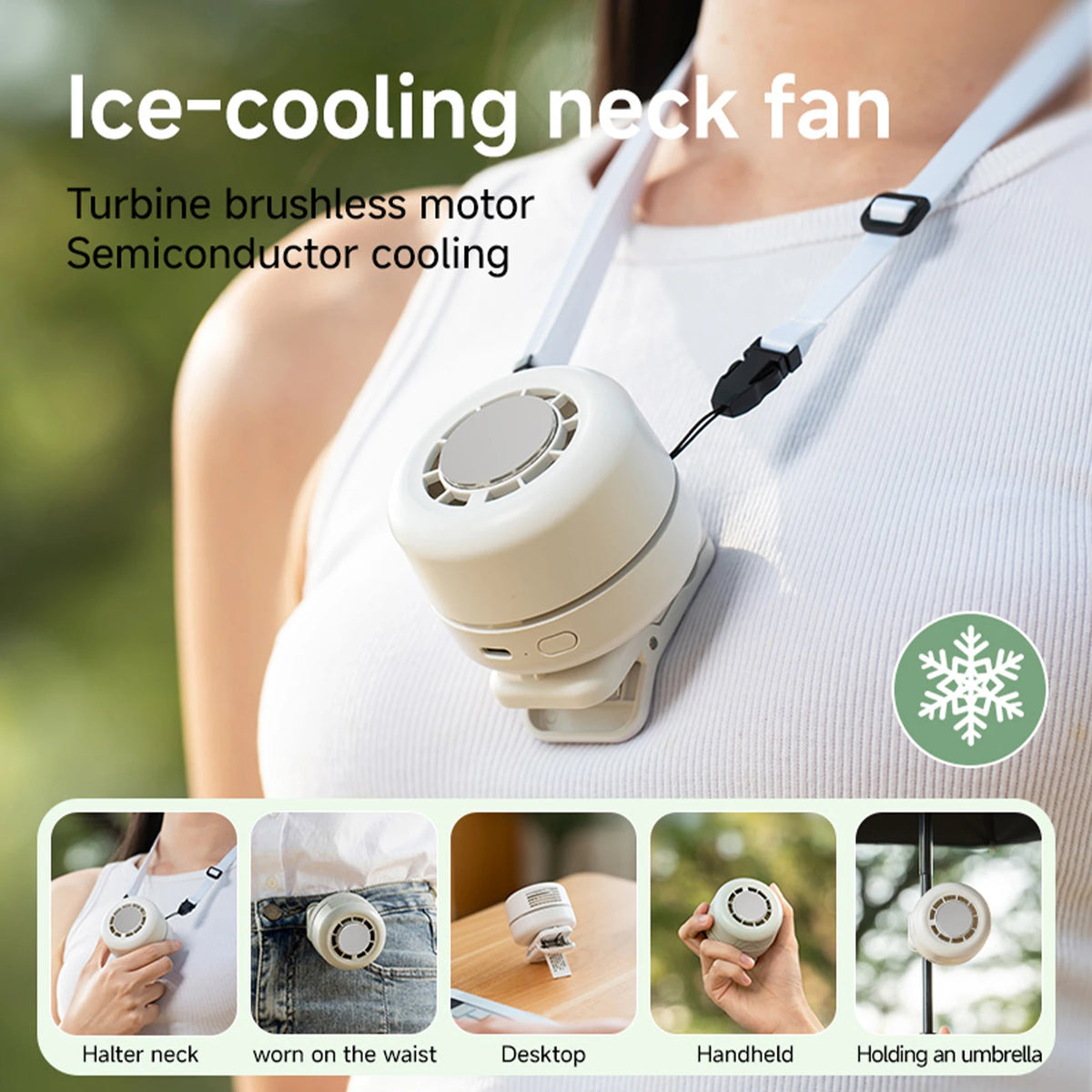 Silent Personal Fans 3 Speed Adjustable Pocket Fan 1800mAh Battery Zpaxo