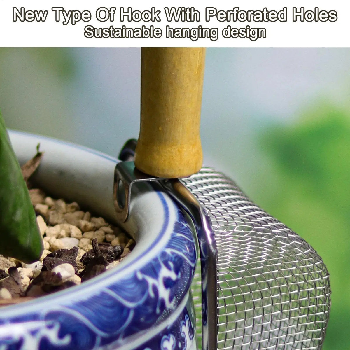 Soil Sifter Stainless Steel Garden Sieve Compost Rust Proof Hand Zpaxo