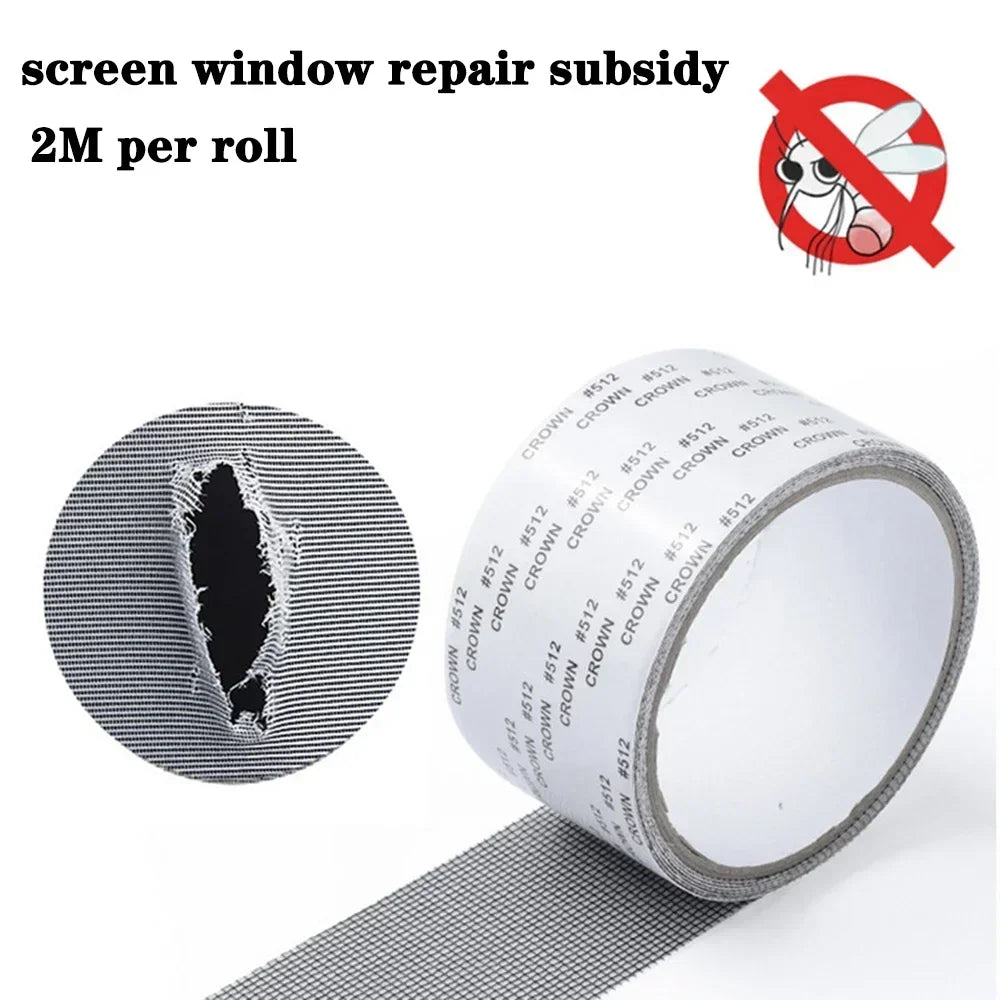 1ps Easy-to-Apply Waterproof Window Screen Repair Tape – Keep Mosquitoes Out with Our Anti-Insect, Self-Adhesive Mesh Patch Zpaxo