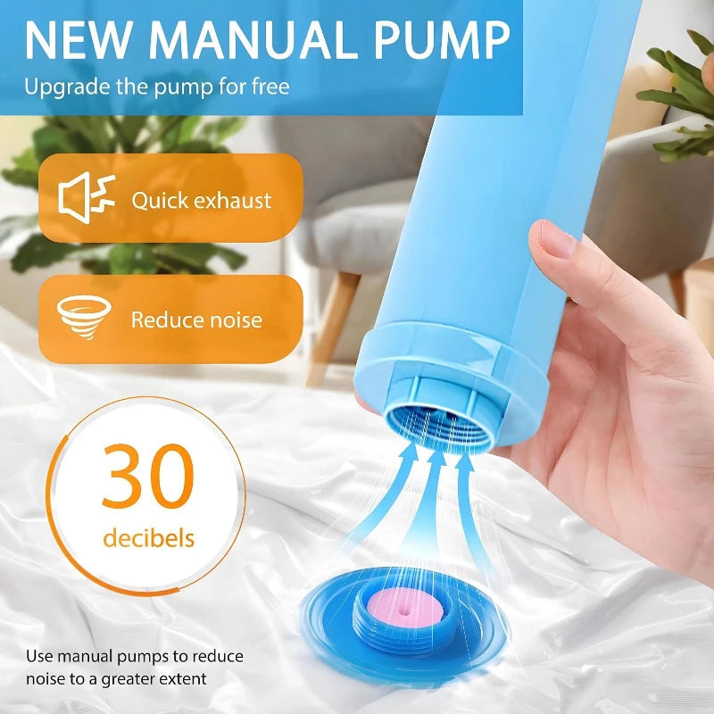 Large Capacity Vacuum Storage Bags for Clothes,Bedding,Space Saving Bags Storage Space Saver Compression Bags Vacuum Seal Packet Zpaxo